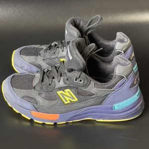 USED Size M 5 / W6.5 New Balance 992 MiUSA Black Purple M992LT Fast Shipping